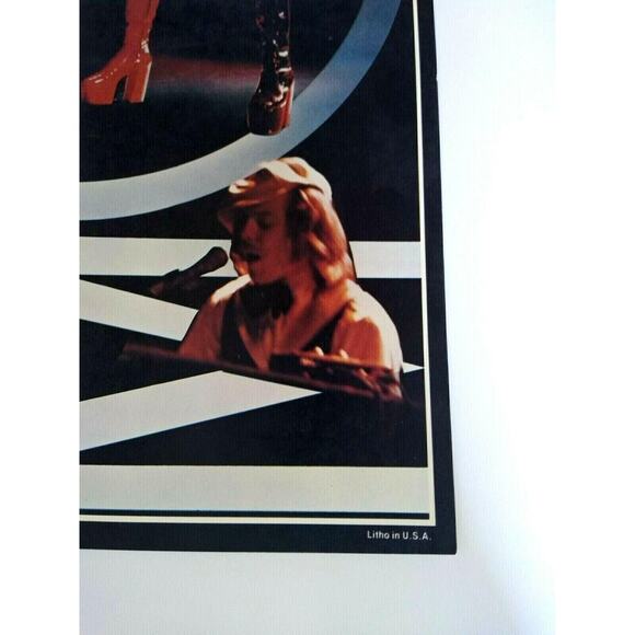 Mott The Hoople Band Poster Original 1975 Glam Rock Music 22" Wall Art UNUSED - Picture 4 of 4